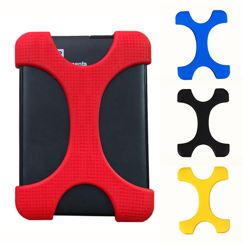 6 Colors 2.5" Shockproof Hard Drive Disk HDD Silicone Case Cover Protector for Seagate Backup Plus External Hard Drive