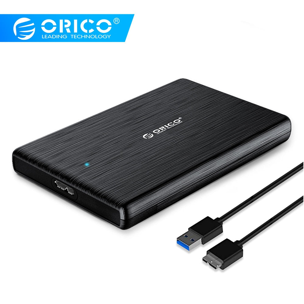 ORICO HDD Case 2.5 SATA to USB 3.0 Hard Drive Enclosure for SSD Disk HDD Box Type C 3.1 Case Support UASP HD External Hard Disk