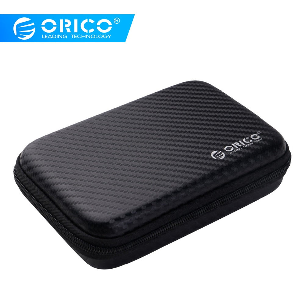 ORICO 2.5 Hard Disk Case Portable HDD Protection Bag for External 2.5 inch Hard Drive/Earphone/U Disk Hard Disk Drive Case Black