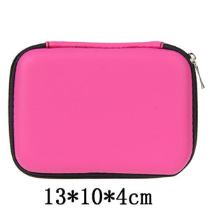 HDD Bag Hard Drive Disk Case Zipper Pouch Earphone External Protector Bags Cover Powerbank Mobile EVA Storage Carrier Box Caddy