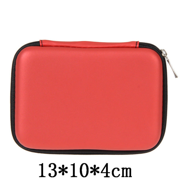 HDD Bag Hard Drive Disk Case Zipper Pouch Earphone External Protector Bags Cover Powerbank Mobile EVA Storage Carrier Box Caddy