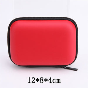 HDD Bag Hard Drive Disk Case Zipper Pouch Earphone External Protector Bags Cover Powerbank Mobile EVA Storage Carrier Box Caddy