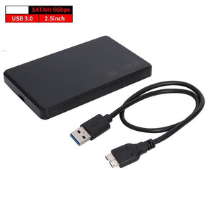 2.5 inch HDD SSD Case Sata to USB 3.0 2.0 Adapter Free 5 6 Gbps Box Hard Drive Enclosure Support 2TB HDD Disk For WIndows Mac OS