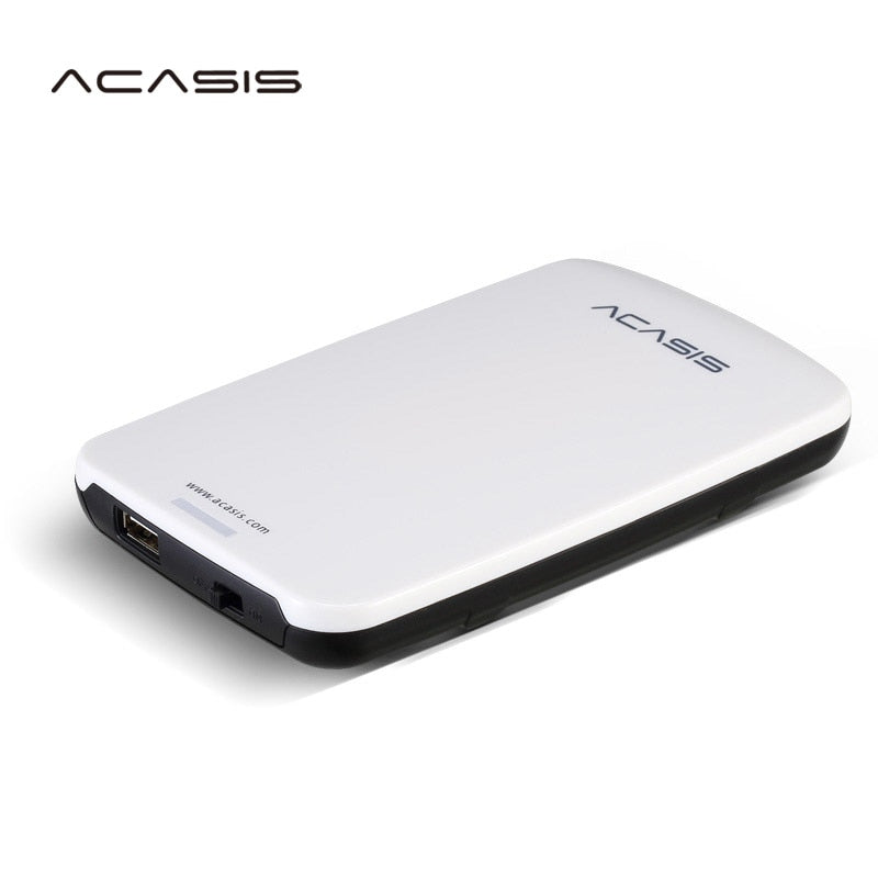 2.5''  ACASIS Original HDD External Hard Drive 160GB/250GB/320GB/500GB Portable Disk  Storage USB2.0 Have Power Switch On Sale