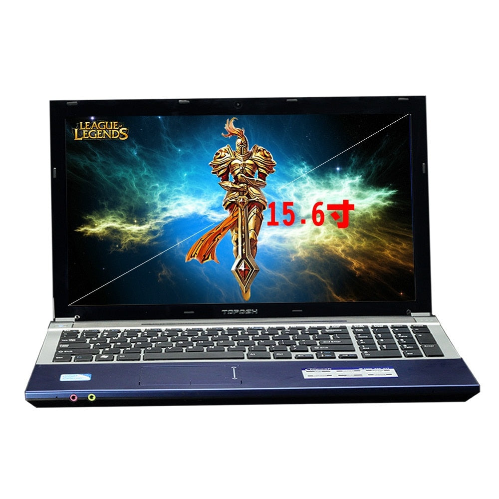 i7 1TB 8GB RAM Game Notebook 15.6 1000GB Fast CPU Intel Core i7 Windows10 Business PC Arabic Hebrew Spanish Russian Keyboard