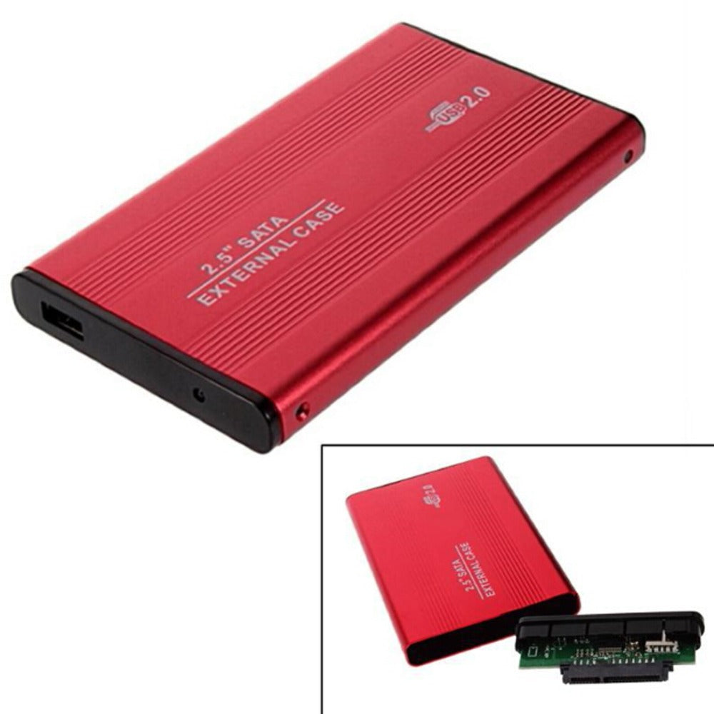 HDD Case External USB 2.0 to Hard Disk Drive Sata 2.5" inch HDD Adapter Case HDD Enclosure Box for PC Computer Laptop Notebook